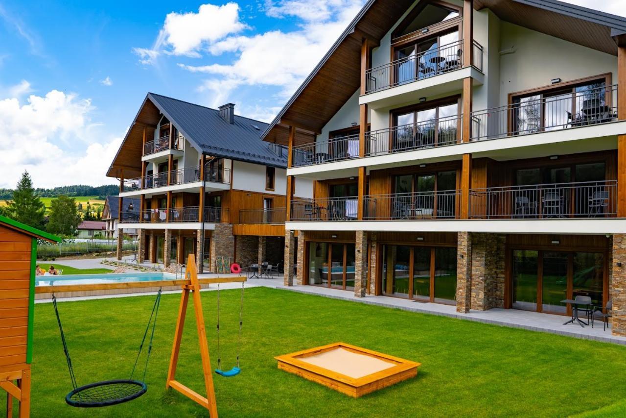 Apartamenty Mariza Szczawnica Jaworki: Mountain Retreat with Heated Pool & Sauna Exterior photo